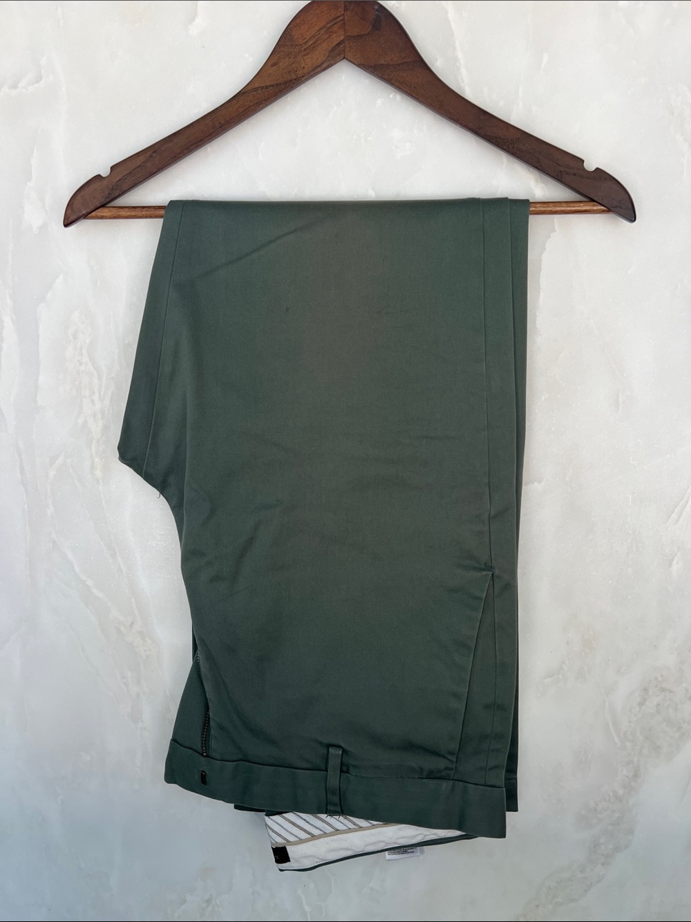 Banana Republic Dark Green Flat Front Men's Shorts